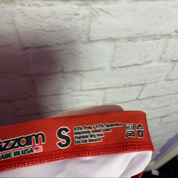 Yizzam Ombré Red White Midrise Stretch Legging NWT - Picture 8 of 8